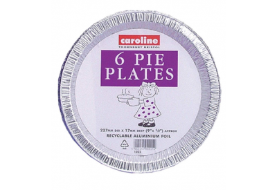 Caroline Foil Pie Plates (227mm / 9" x 17mm / 0.7") x 6